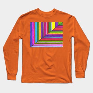 Diagonal Long Sleeve T-Shirt
